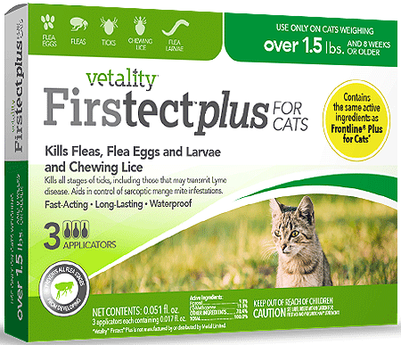 VETALITY Firstect Plus Cats 1.5#+ 3pk