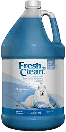 LAMBERT KAY Fresh'n Clean Snowy-Coat Whitening Shampoo 15:1 Gallon