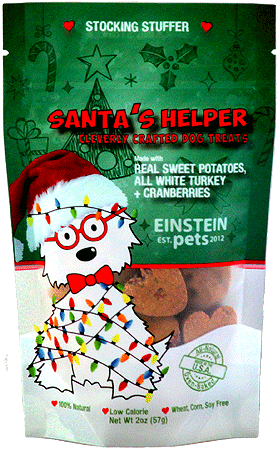 EINSTEIN PETS Santa's Helper Holiday Dog Treats 2oz