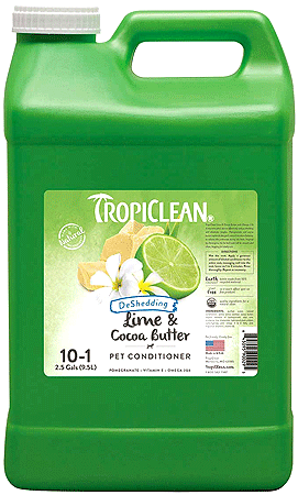 TROPICLEAN Deshedding Lime & Cocoa Butter Conditioner 2.5Gallons