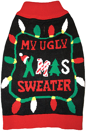 *FASHION PET Holiday Ugly Xmas Sweater S