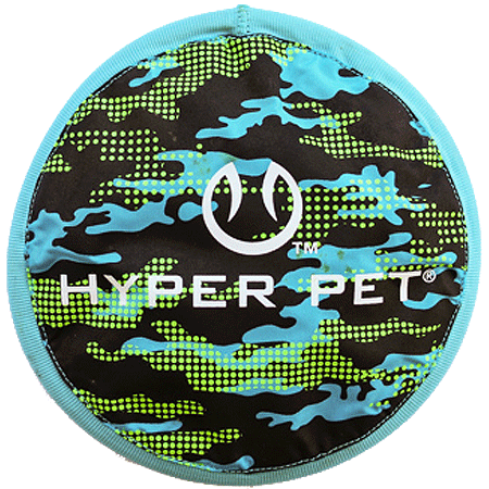 HYPER PET Flippy Flopper Blue/Green Camo 9"