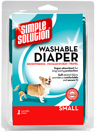 SIMPLE SOLUTION Washable Female Dog Diaper S 8-15#