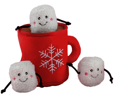 ZIPPY PAWS Holiday Burrow - Hot Cocoa