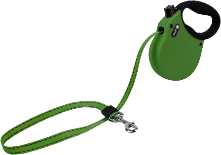 P.A.W. Adventure Retractable Leash Green S