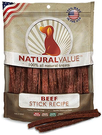 LOVING PETS Natural Value USA Beef Stick Recipe 14oz