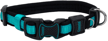 COASTAL Inspire Adjustable Collar 5/8 x 12-18" Aqua