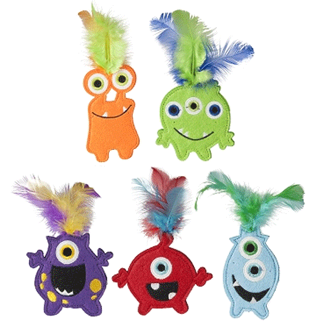 MULTIPET Monster Cat Toy 6"