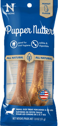 N-BONE PupperNutter Dental Chew Bone 2pk S