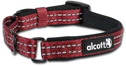 P.A.W. Martingale Collar Red M