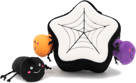 ZIPPY PAWS Halloween Burrow Spider Web