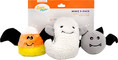 ZIPPY PAWS Halloween Miniz Flying Frights 3pk