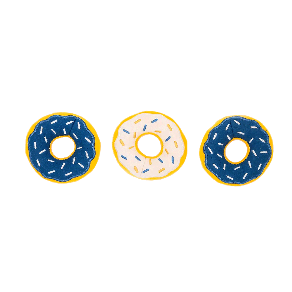 *ZIPPY PAWS HANUKKAH Donutz Miniz 3pk