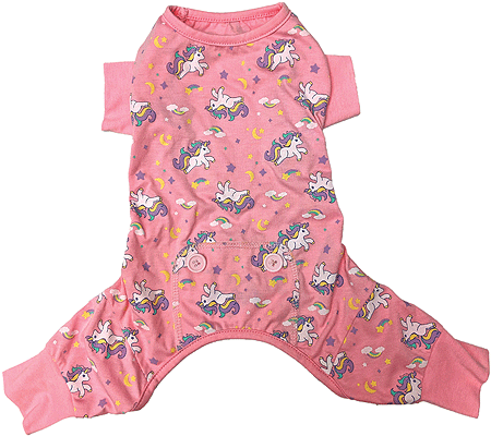 *FASHION PET Unicorn PJ's Pink S