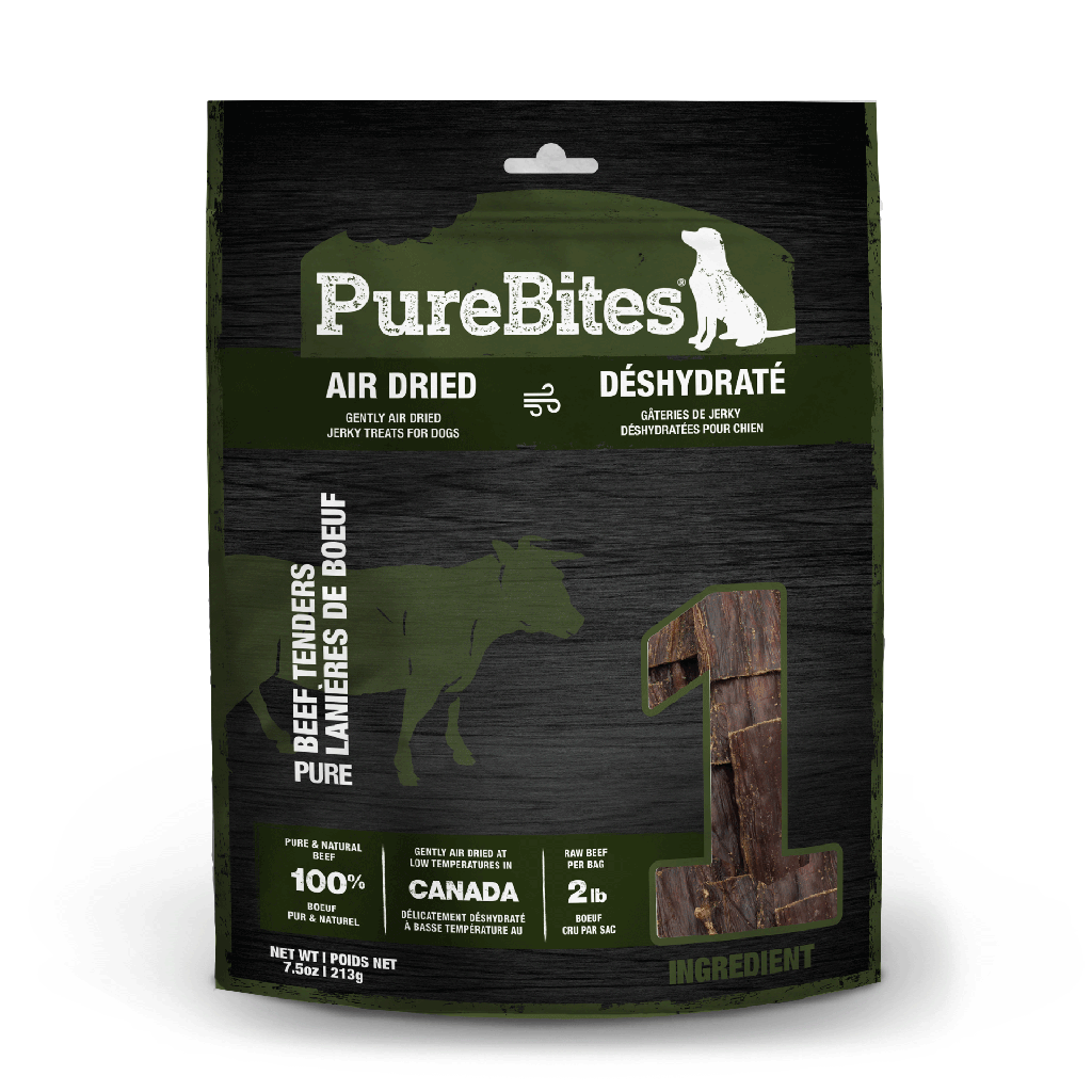 PURE BITES Beef Jerky Dog Treats 7.5oz