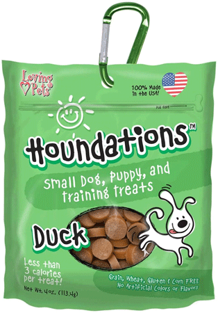 LOVING PETS Houndations Training Treats Duck 4oz