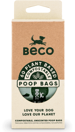 *BECO Compostable Poop Bags Unscented 60ct