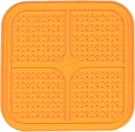 BOREDOM BUSTERS Licking Mat Indulge Orange