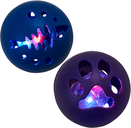 ETHICAL/SPOT Kitty LED Balls 2pk