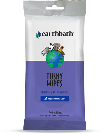 *EARTHBATH Tushy Wipes Rosemary & Chamomile 30ct