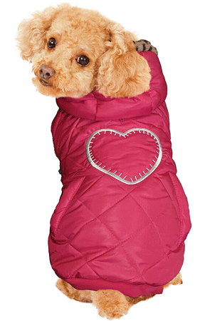 *FASHION PET Girly Puffer Coat Pink M