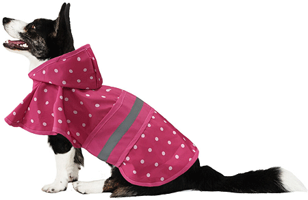 *LOOKINGOOD Polka Dot Raincoat Pink S