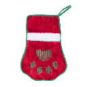 ZIPPY PAWS Holiday Stocking Red Paw