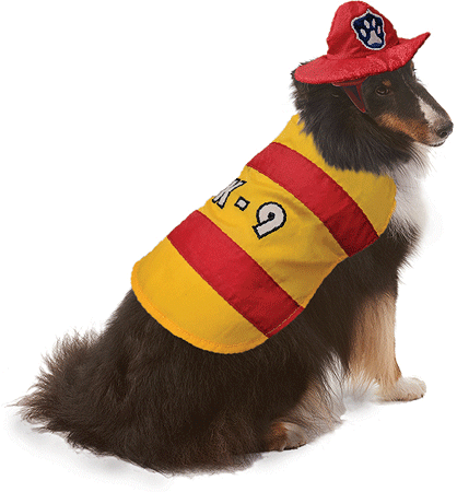 *FASHION PET Halloween Costume Fireman M/L