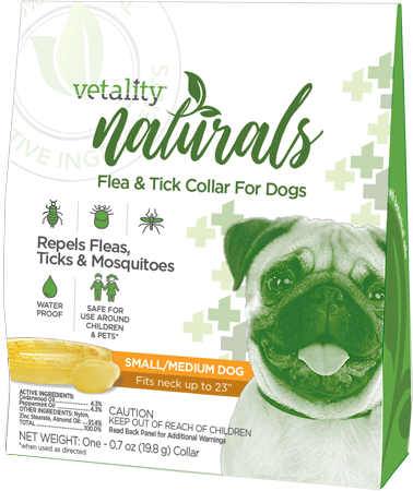 *TEVRA Vetality Naturals Flea & Tick Collar for Dogs S/M