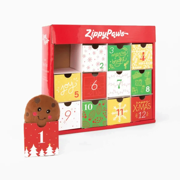 *ZIPPY PAWS Holiday Advent Calendar 12pc