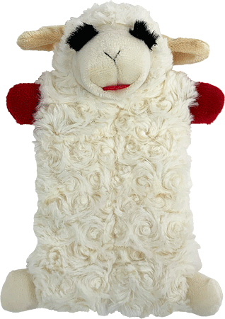 MULTIPET Lamb Chop Squeaker Mat 9in