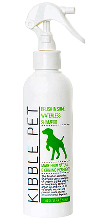 *KIBBLE PET Brush-in Shine Waterless Shampoo Aloe & Honey 7.1oz