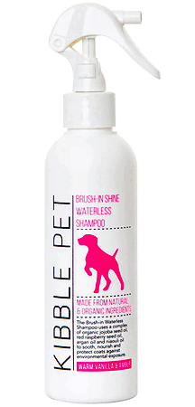 *KIBBLE PET Brush-in Shine Waterless Shampoo Vanilla 7.1oz