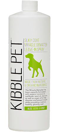 *KIBBLE PET Silky Coat Miracle Dematter Aloe & Honey 1-Liter