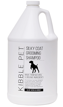 *KIBBLE PET Silky Coat Grooming Shampoo Aloe & Honey Gallon