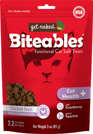 GET NAKED Biteables Cat Health Plus Treats 3oz