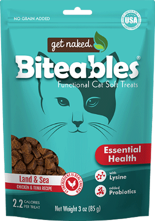 GET NAKED Biteables Essential Health Cat Treats 3oz