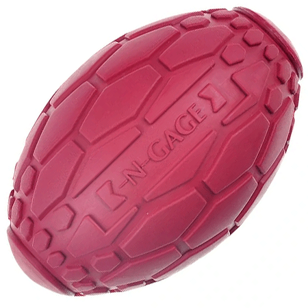 *N-GAGE Squeaker Football Regular 5" Red