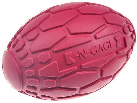 *N-GAGE Squeaker Football Junior 3.5" Red