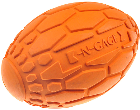 *N-GAGE Squeaker Football Junior 3.5" Orange