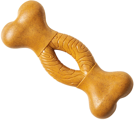 *ETHICAL/SPOT Bam-Bone Curved Bone 6" Peanut Butter