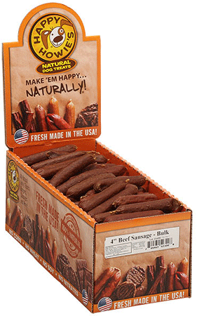 HAPPY HOWIE'S Beef Sausage 4" Bulk 80ct