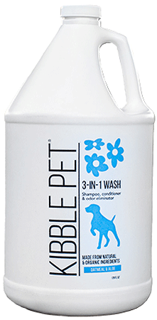 *KIBBLE PET Oatmeal/Aloe 3-in-1 Shampoo/Conditioner/Odor Eliminator Gallon