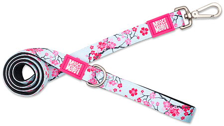 *MAX&MOLLY Classic Neoprene Leash Cherry Bloom S 5/8" x 4ft