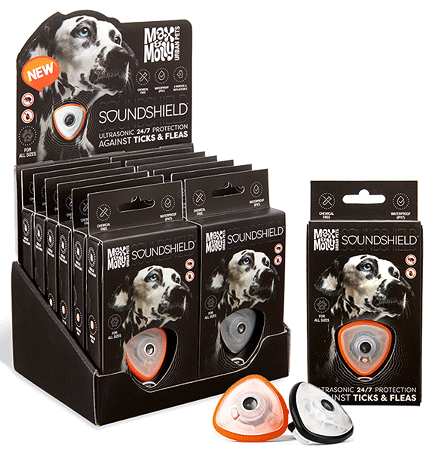 MAX&MOLLY Soundshield Ultrasonic Tick & Flea Guard Counter Display 12pc