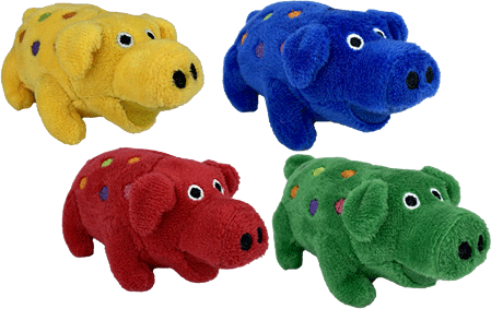 MULTIPET Minipet Plush Globlet 4" Assorted