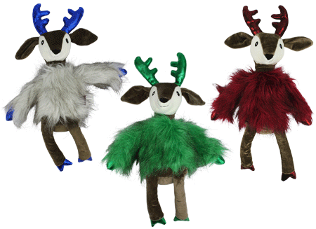 MULTIPET Holiday Dapper Deer 17"