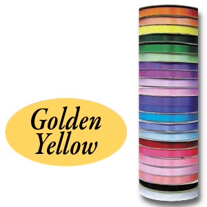 *RIBBON #3 9/16 x 100 yards Golden Yellow