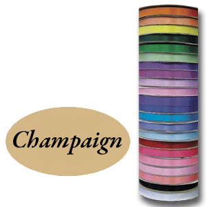 *RIBBON #3 9/16 x 100 yards Champagne