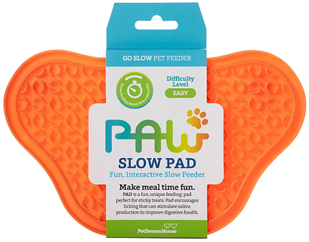 *PetDreamHouse PAW Lick Pad Orange